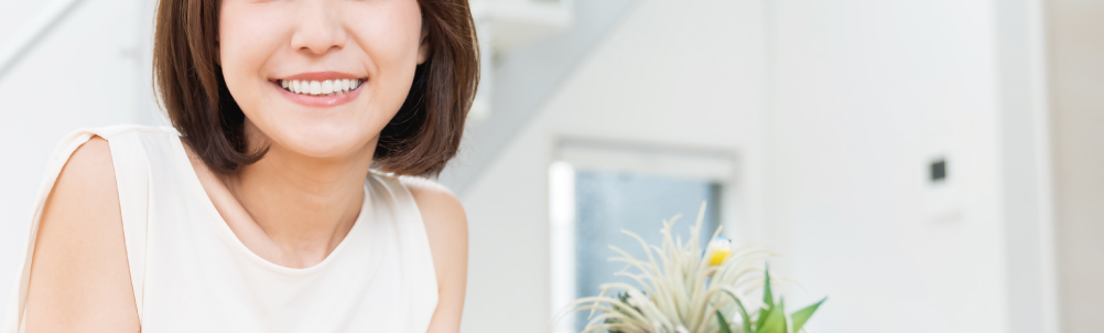 爽快な女性の画像